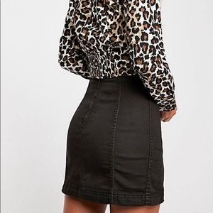 Black free people skirt